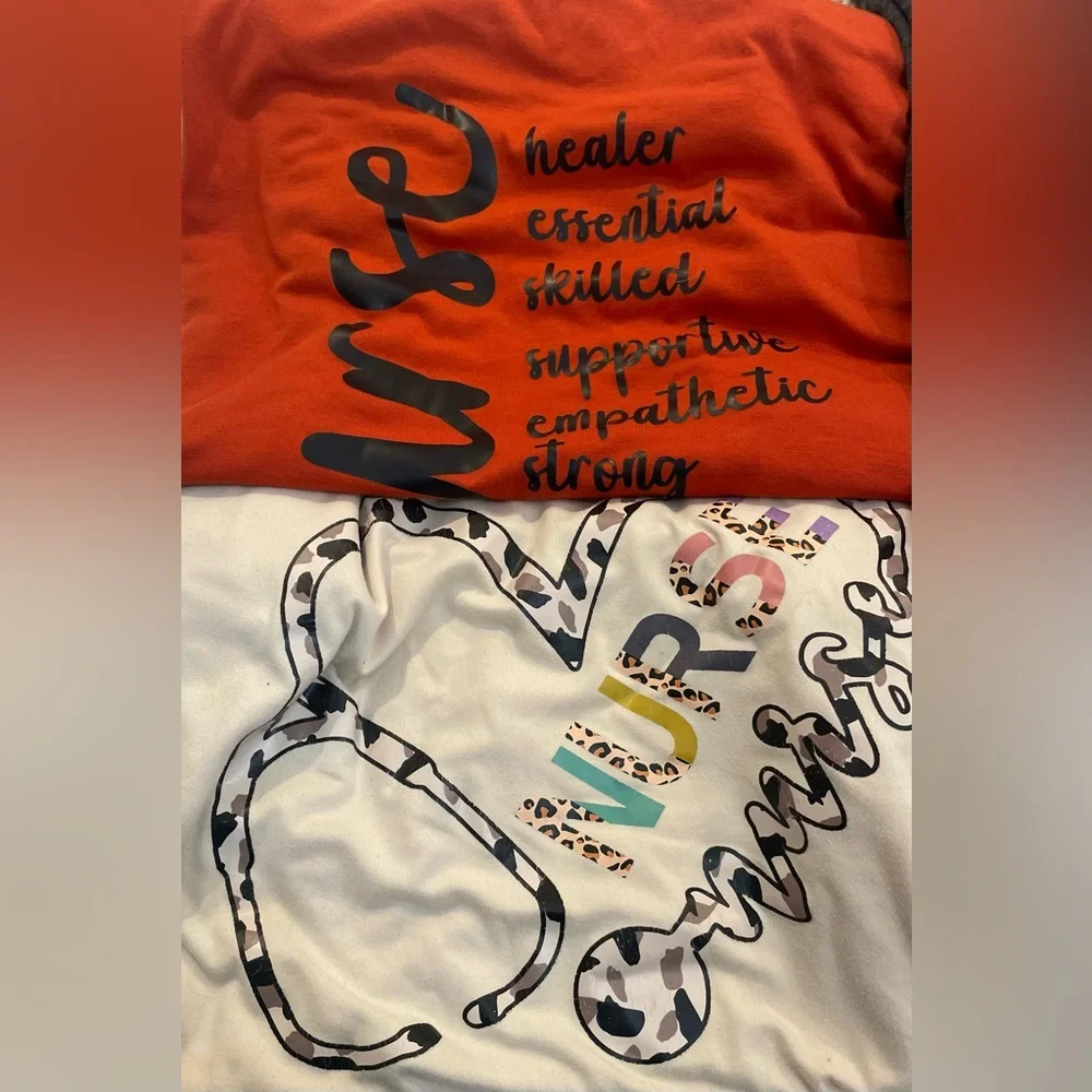 Nurse Themed Graphic T-Shirts Set - Picture 4 of 6
